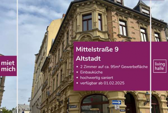 Halle (Saale) Mittelstraße, Ladenlokal, Gastronomie mieten oder kaufen