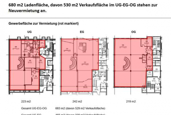 Rosenheim Münchner Straße, Ladenlokal, Gastronomie mieten oder kaufen